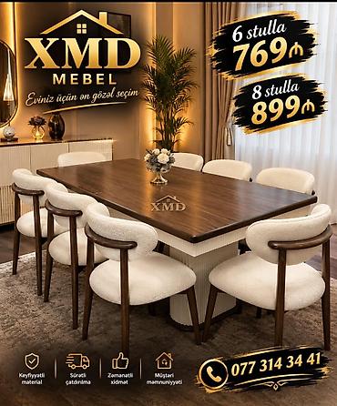 XMD Mebel – Eviniz üçün ən gözəl seçim Modern yemək dəsti: -