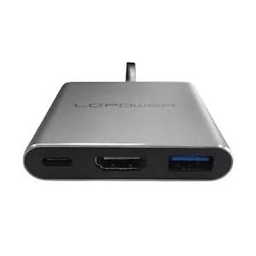 Doking stanice: LC-Power USB-C mini docking adapter (3-u-1) - Priključak: USB-C (kabl — 17