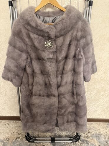 Шубы: Шуба, Норка, По колено, L, M — 5