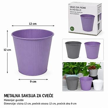 KMT Veliki melaminski saksija okrugli plastični saksija 502087