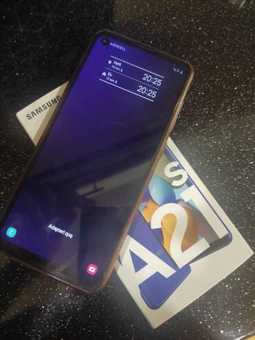 ВАЗ (ЛАДА): Samsung Galaxy A21S, 32 ГБ, цвет - Синий, Отпечаток пальца