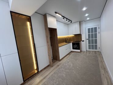 тыныстанова боконбаева: 2 комнаты, 62 м², Элитка, 6 этаж, Евроремонт