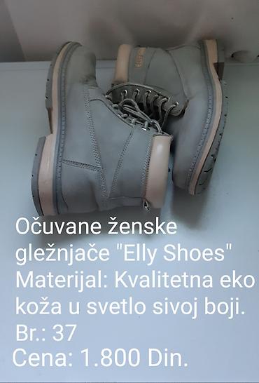 rieker baletanke: Ženske gležnjače Elly Shoes - Model: klasične vezane gležnjače - — 5