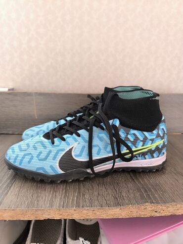 зальники сороконожки: Мужские кроссовки, 39, Nike, Б/у, цвет - Синий