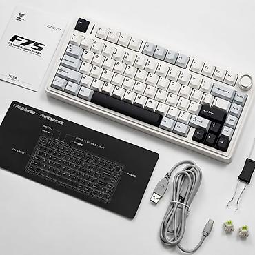 ⌨️ AULA F75 — механическая клавиатура 75% ✨ Компактная механическая