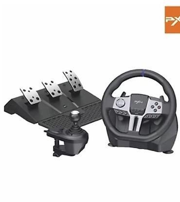игровые педали: Руль PXN V9 Gen 2 — универсальный игровой комплект для гоночных — 1
