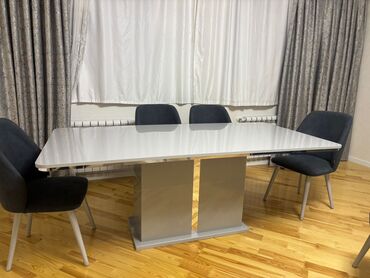 Masa və oturacaq dəstləri: Qonaq otağı üçün, İşlənmiş, Qatlanan, Dördbucaq masa, 4 stul -da lalafo.az — 3 Masa və oturacaq dəstləri: Qonaq otağı üçün, İşlənmiş, Qatlanan, Dördbucaq masa, 4 stul — 3