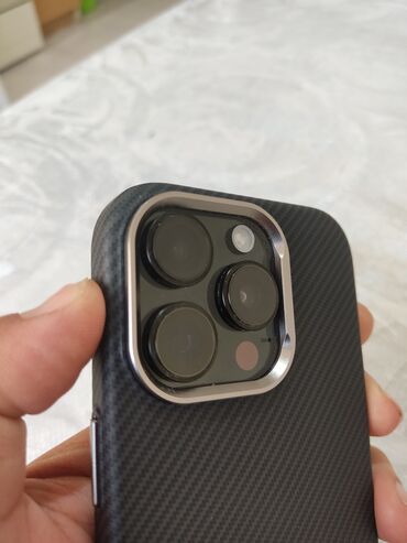 бу айфон 15 про макс: IPhone 16 Pro, Колдонулган, 256 ГБ, Black Titanium, Заряддоочу түзүлүш, Коргоочу айнек, Каптама, 91 %