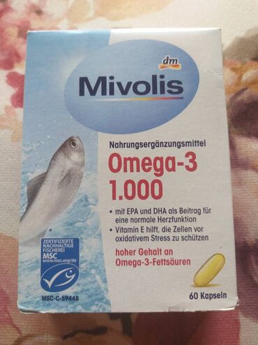 göz ucun vitaminler: Омега 3, 60 капсул, куплено в Германии. Приобретайте истинное