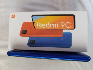 xiaomi redmi 9c irsad: Xiaomi Redmi 9C, 128 GB, rəng - Göy, 
 Sensor, Barmaq izi, İki sim kartlı