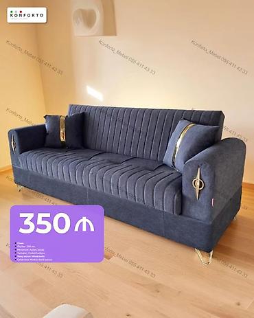 yorga: Divan – 250 sm - Model: ikiyağaçlı, bazalı - Mexanizm: açılıb‑yığılma — 1