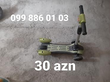 işlənmiş velosipedler: Uşaq nəqliyyat vasitələri dəsti - Üçtəkərli skuter – dözümlü plastik — 1