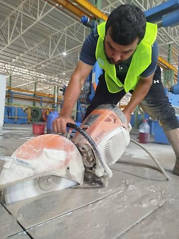 Beton işləri: #Betonkesme #betondeşmə Beton kubik kərpic - dən kəsim deşim — 8