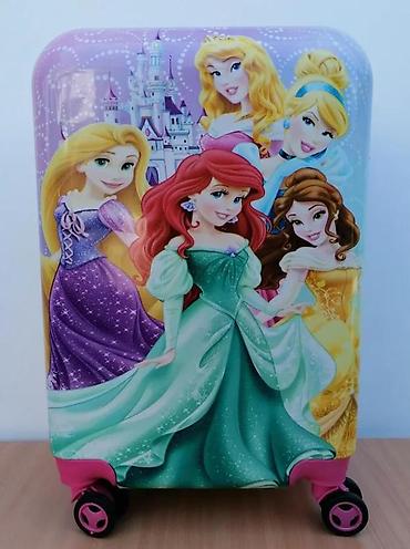 Rančevi, torbe i koferi: Dečiji kofer sa motivom Disney princeza - Tvrda školjka sa sjajnim — 11