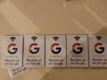 Google Review NFC Kartı – Cəmi 6 AZN! 📲 Telefonu karta yaxınlaşdırın