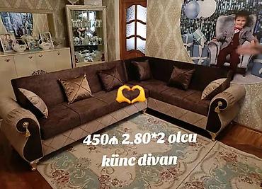 gencede islenmis mebeller: Künc divan rəng seçimi var — 1