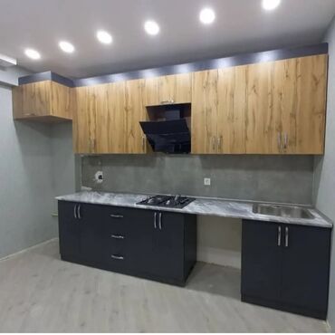 Sifarişlə mətbəx mebeli: Sifarişlə mətbəx dəsti, Özü çəkən petlələr, Mat laminat, Kredit yoxdur, Rayonlara çatdırılma, Pulsuz çatdırılma — 19