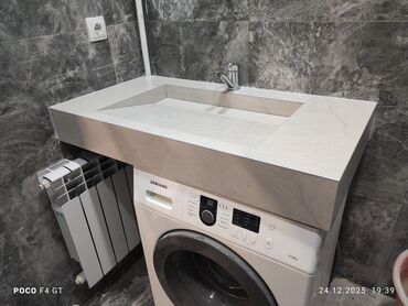 Раковины для ванной: Раковина для ванной, Квадрат форма, Материал: Керамика — 8