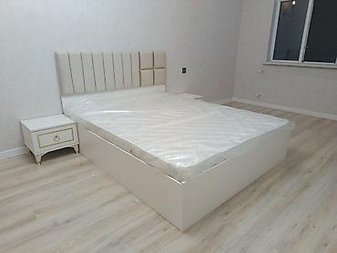 Yataq otağı mebel dəsti Tərkibi: - Iki nəfərlik çarpayı: yumşaq