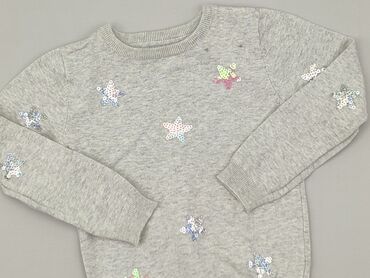 sweterek z cyrkoniami: Sweater, Primark, 5-6 years, 110-116 cm, condition - Good