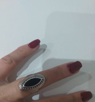 dukser velicine s: Srebrni prsten, velicina 17mm