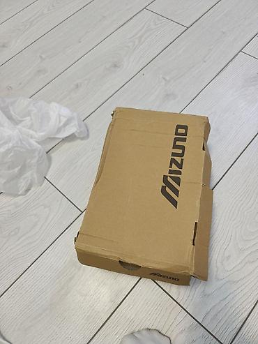 Мужская обувь: Кроссовки Mizuno (белые с темно‑синими и серыми вставками) оригинал не — 5