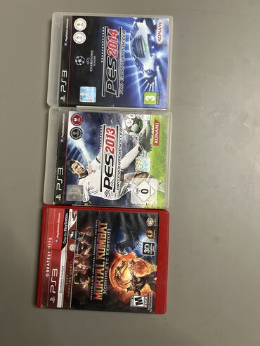 купить прошитую пс4: Игры на PlayStation 3: Mortal combat, pes 13,14 по 700 сом