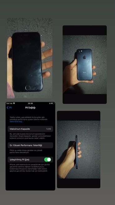 Powerbanklar: IPhone 7, Qara, Barmaq izi