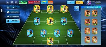 утюг franko: Mobil futbol menecment oyunu üçün inkişaf etmiş komanda hesabı/squad — 1