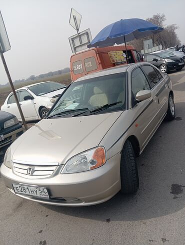 японский машына: Honda Civic: 2002 г., 1.5 л, Вариатор, Бензин, Седан