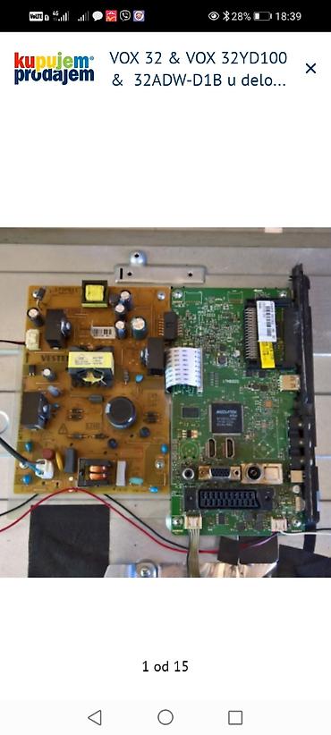 Aksesoari za TV i video: VOX 32” televizori – delovi Dostupni delovi za modele: - VOX 32YD100 na lalafo.rs — 2 Aksesoari za TV i video: VOX 32” televizori – delovi Dostupni delovi za modele: - VOX 32YD100 — 2