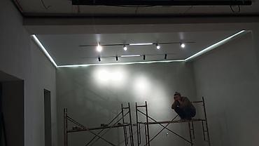 Натяжной потолок: Натяжной потолок Матовое Монтаж — 5