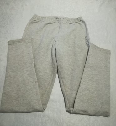 Ženska odeća | Vranje: Helanke-pantalone sive boje Elpida, vel XL, obim struka 62 cm, dužina