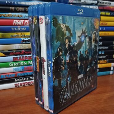 marvel avengers: Avengers blu-ray kolleksiya seti, 3 dildə səs və altyazılı, İngilis