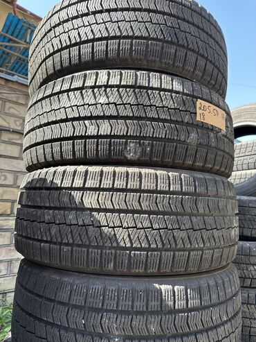 шины 205 75 16с: Шины 205 / 50 / R 17, Зима, Б/у, Комплект, Легковые, Bridgestone