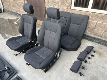 чехол авто сидения: Комплект сидений, Велюр, Mercedes-Benz 2001 г., Б/у, Оригинал, Германия