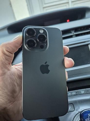 IPhone 15 Pro, 256 GB, Qara, Face ID lalafo.az -da IPhone 15 Pro, 256 GB, Qara, Face ID