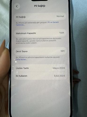 iphone 16 pro max irsad: IPhone 15, 128 GB, Ağ, Face ID — 3