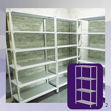 Торговое оборудование: Архивный стеллаж, полочный стеллаж, металлический стеллаж для хранения — 4