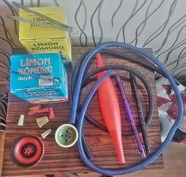maşın qəlyan: Qəlyan (Shisha Hookah) dəsti Tam komplekt qəlyan və aksesuarları: - — 1