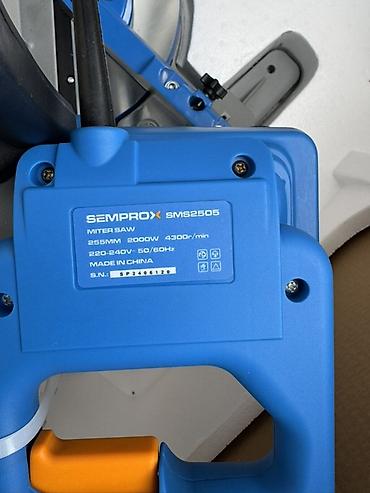 Торцовочные электропилы: Торцовочная электропила Новый, 255 мм, 2000 Вт, Щеточная, Платная доставка, Самовывоз — 4