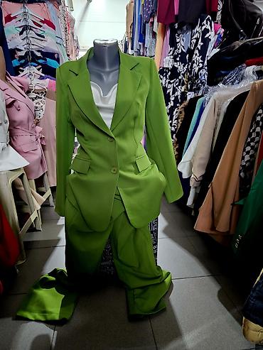 boho torbice: Zeleni komplet sa zvonaricama. 38 vel — 1