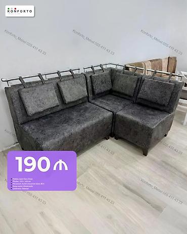 kunc diva: Mətbəx üçün künc divan - Ölçülər: 170 × 120 sm - Mexanizm — 1