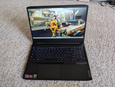 lenovo legion 5 pro: Ноутбук, Lenovo, 16 ГБ ОЭТ, AMD Ryzen 5, 15.6 ", Колдонулган, Оюндар үчүн, эс тутум SSD