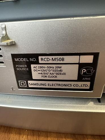 maqnitofon: Maştağadadır Samsung RCD-M50B portativ musiqi mərkəzi Çatdırılma — 3