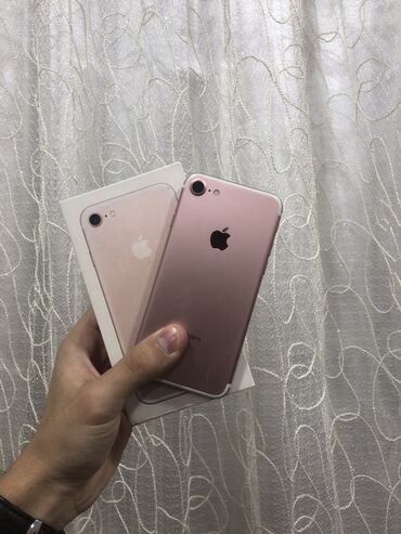 gold maska: IPhone 7, 32 GB, Rose Gold, Barmaq izi