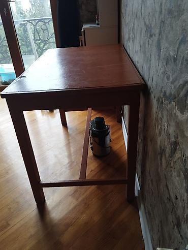 Donlar: Stol uzu 110 sm En 68 sm Ayaqqdan hun 77 sm bərk stoldur — 7