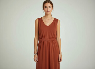 spódnice w paski maxi: H&M Basic, Сукня жіноча, розмір M