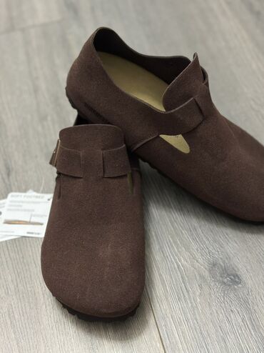 трекинговый обувь: Биркенштоки Boston Soft Footbed, размер 38 (245 мм, узкая колодка