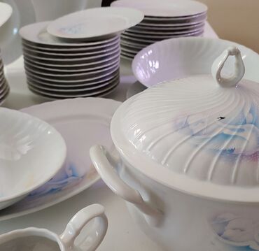 Kompleti posuđa: Vintage porcelanski servis za ručavanje, iz stare Jugoslavije, marke — 6